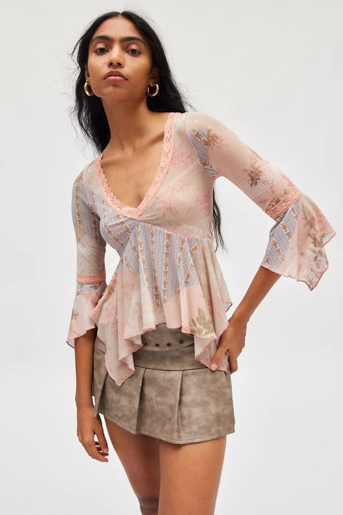 Celeste Mesh Top
