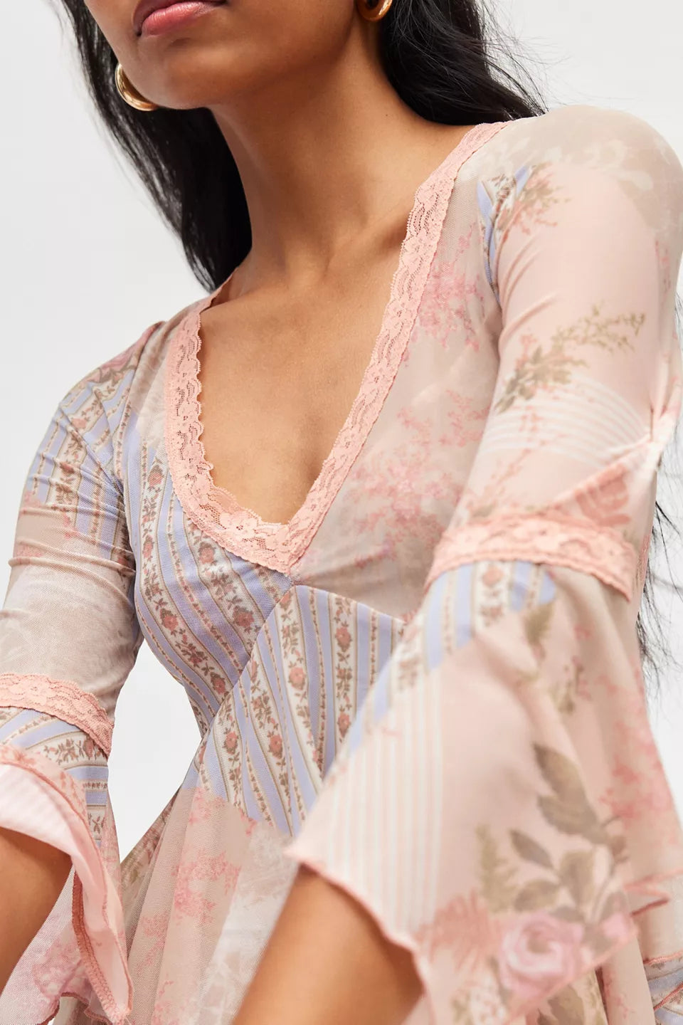 Celeste Mesh Top