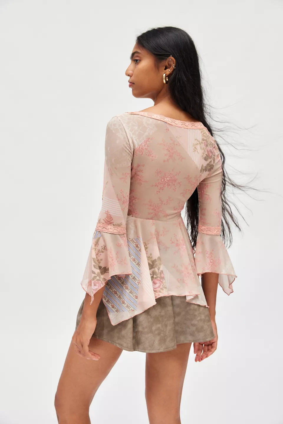 Celeste Mesh Top
