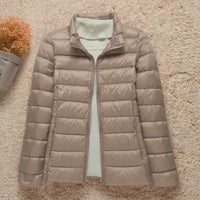 Khaki Stand Collar