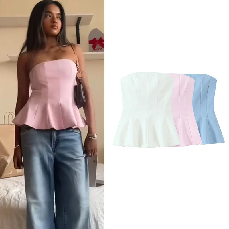 SatinGlow Tube Top