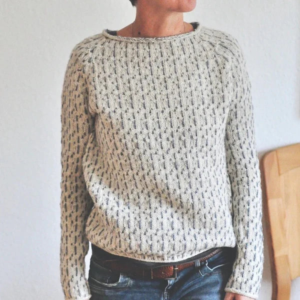 CozyRibbed Knit Sweater